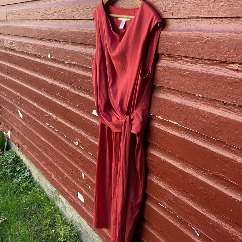 Diane Von Furstenberg Tamara Dress in Cayenne Women’s Size 8 - Picture 9 of 13